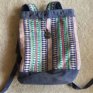 Vintage Catori Bohemian Colorful Patterned Backpack